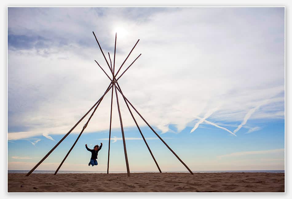 Kinderfotografie aan zee