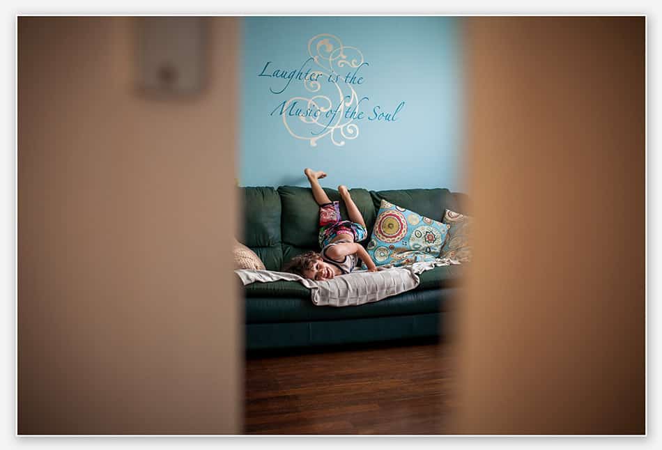 Kinderfotografie thuis