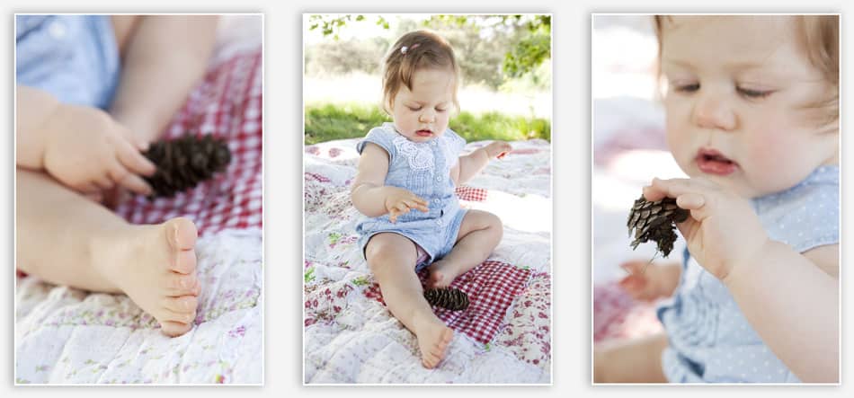 Detailfoto's van voetjes en teentjes