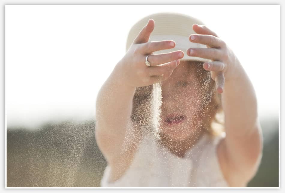 Mooie lichtinval voor de kinderfoto's 