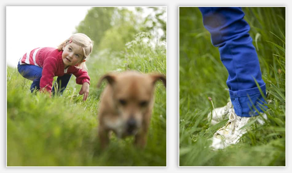 Kinderfotografie met hond
