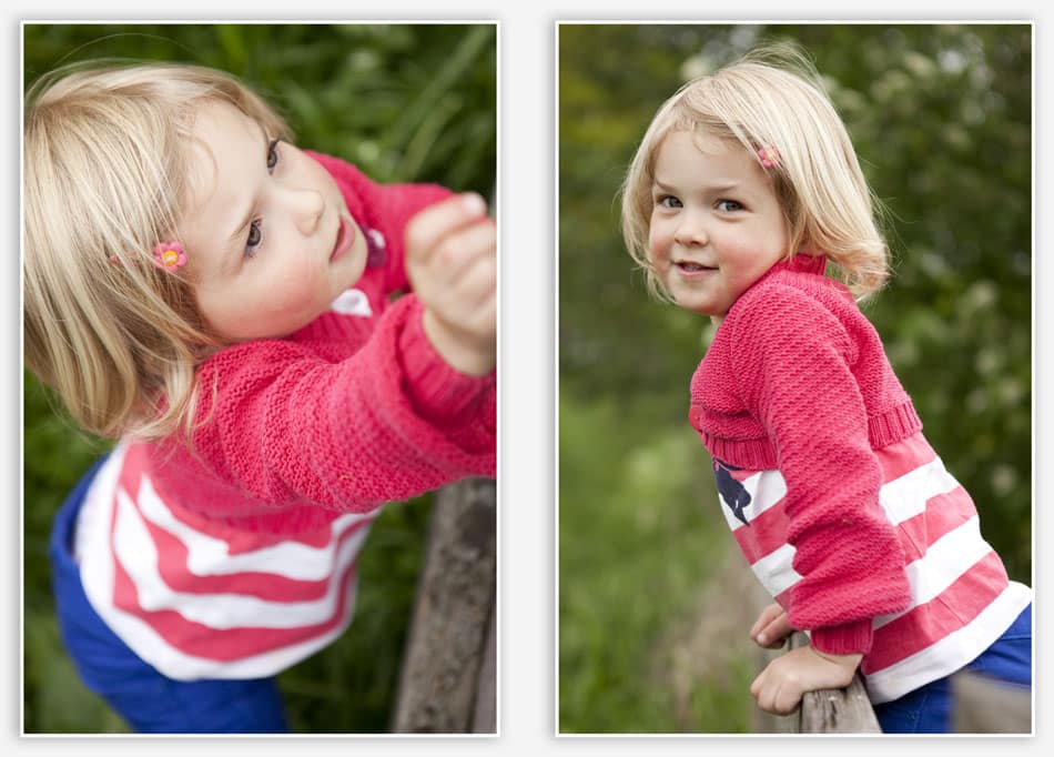 Kinderfotografie in de lente