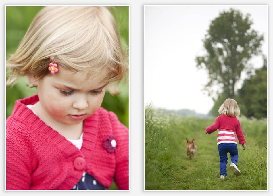 Pure kinderfotografie in de lente