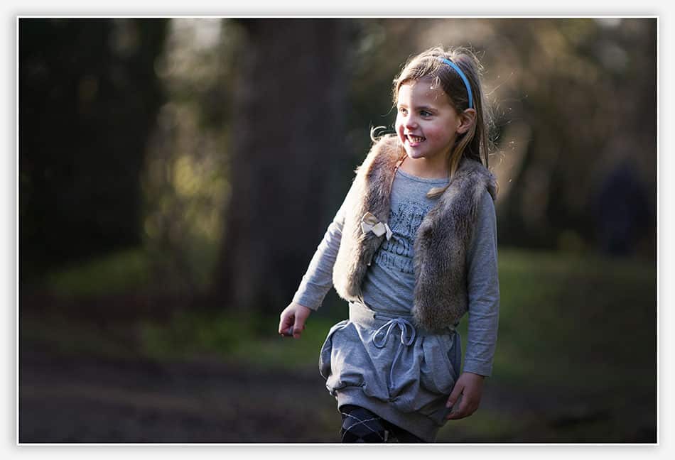 Kinderfotografie in het bos