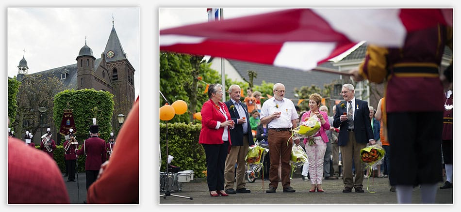 Opening Koningsdag met burgemeester van Haaren