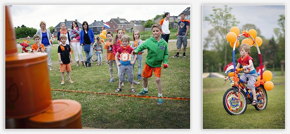 Fietstocht met oud-Hollandse spelletjes