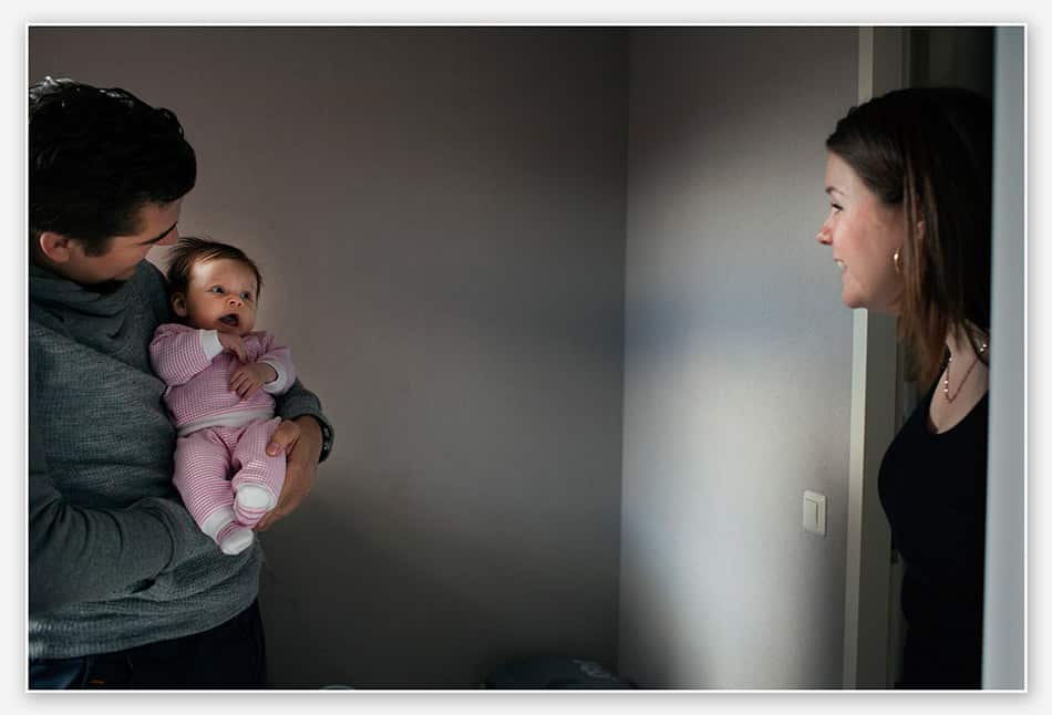 Newbornfotografie na het wakker worden