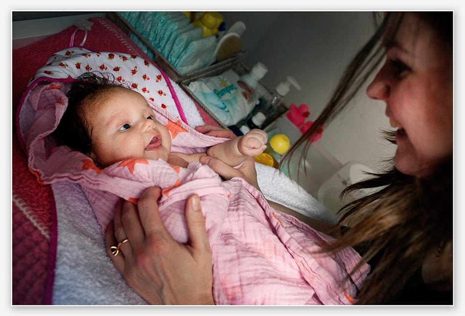 Moeder en dochtertje