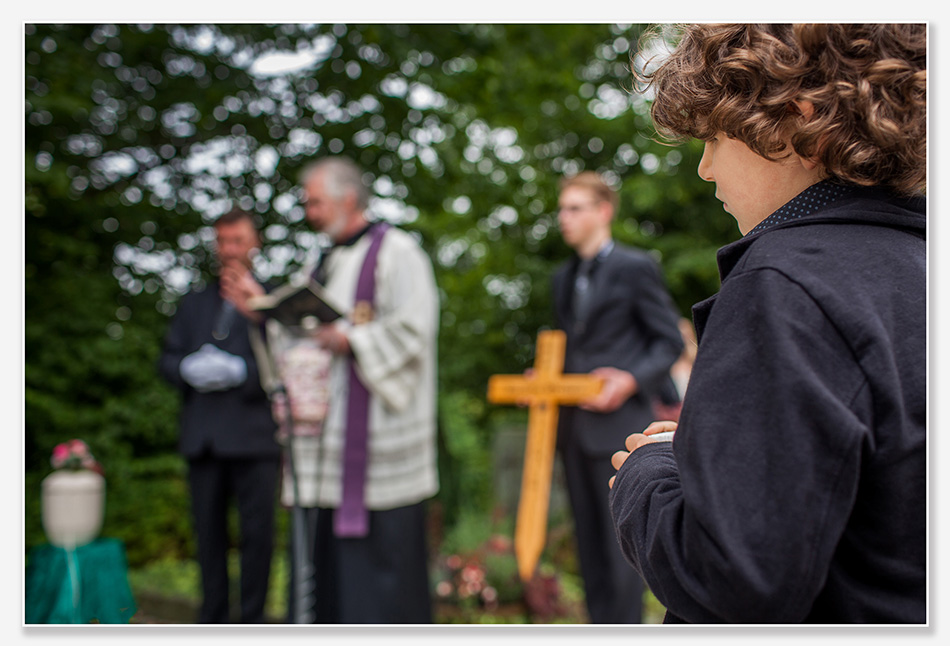 Kinderen bij de uitvaart