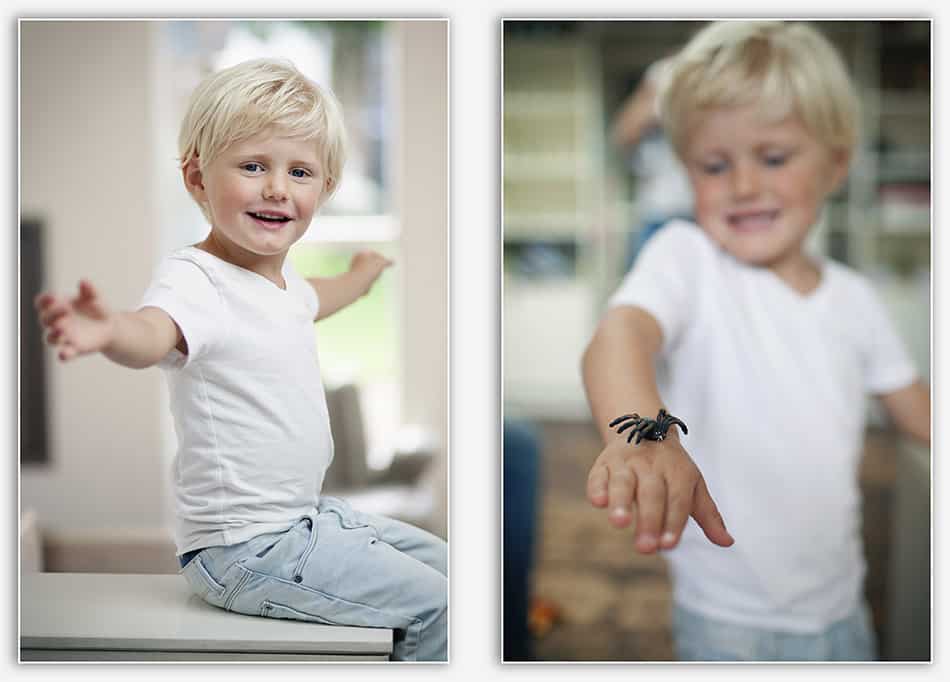 Kinderfotografie thuis