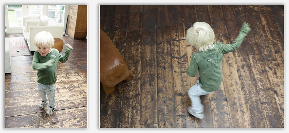 Peuter op de dansvloer