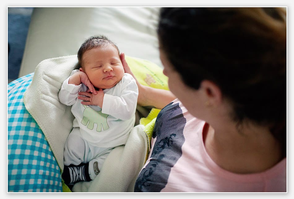 Baby moet nog wakker worden