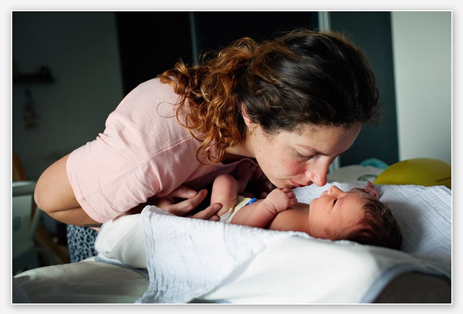 Mama en baby - zo lief