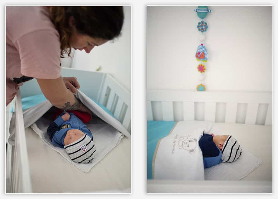 Baby moet slapen gaan