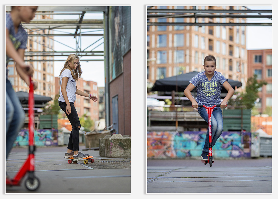 Skaten op het Ketelplein