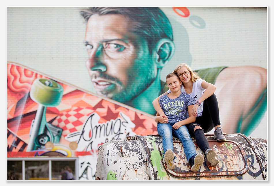 Graffiti als bestanddeel van portretfotografie