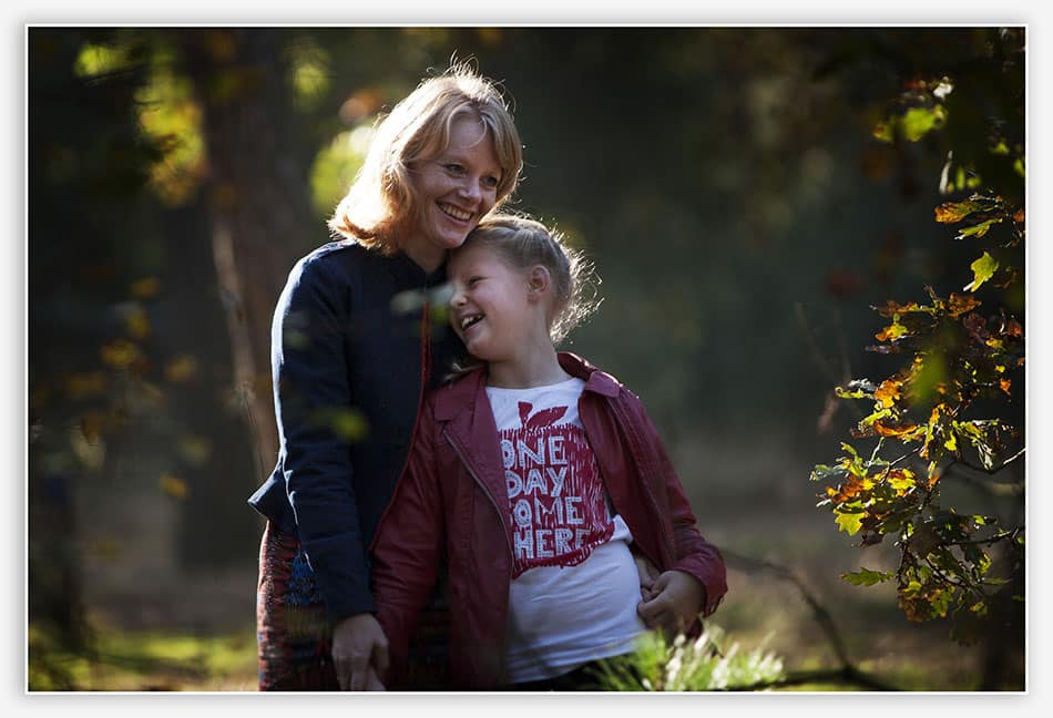 Portretfotografie_Udenhout Moeder en dochter in de Drunense Duinen