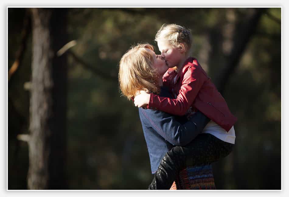 Portretfotografie_Udenhout Moeder en dochter in de Drunense Duinen