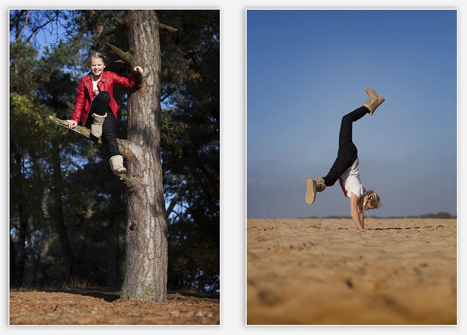 Portretfotografie_Udenhout Spelen in het zand van de Drunense Duinen