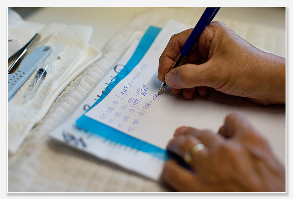 Bijhouden van de egelweging