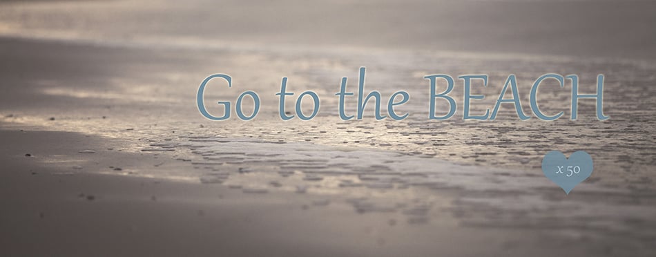 Genieten op het strand