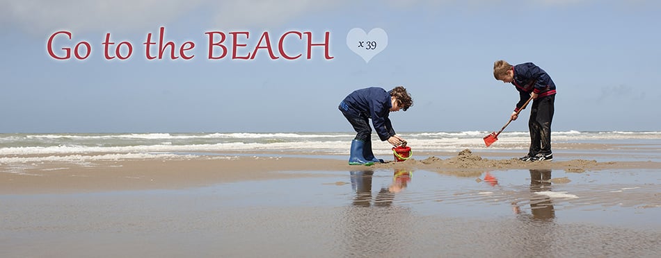 Lekker ravotten in het zand