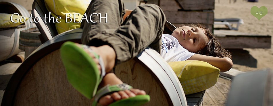 Strandfotografie met tijd om te relaxen