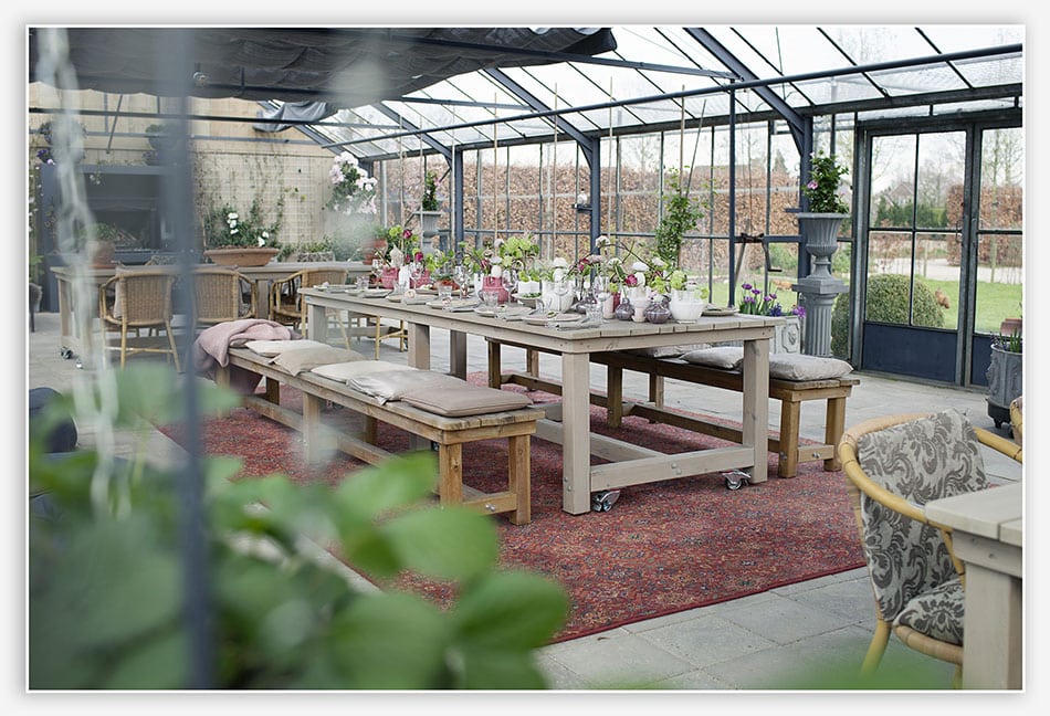 Stylingshoot Het Hoogh Huys Gedekte bruidstafel in het Hoogh Huys