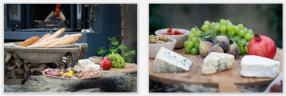 Stylingshoot Het Hoogh Huys Kaasbuffet bij de open hard