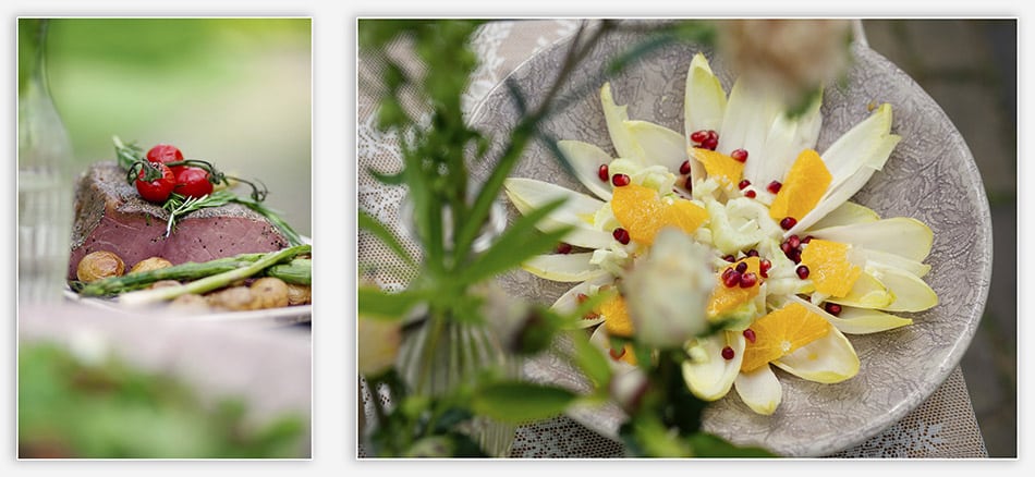 Eten van een lekkere tafel