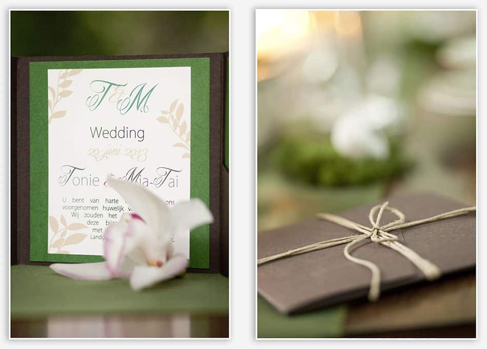 Uitnodiging bruiloft