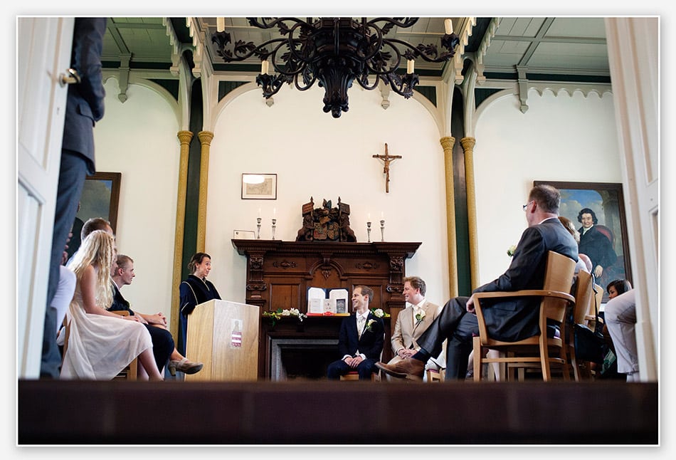 Trouwceremonie bij Kasteel Stapelen in Boxtel