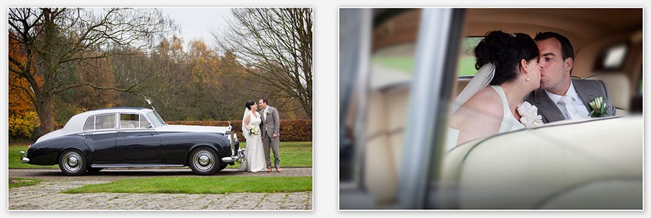 Trouwreportage Bergeijk Bruidspaar met Rolls Royce