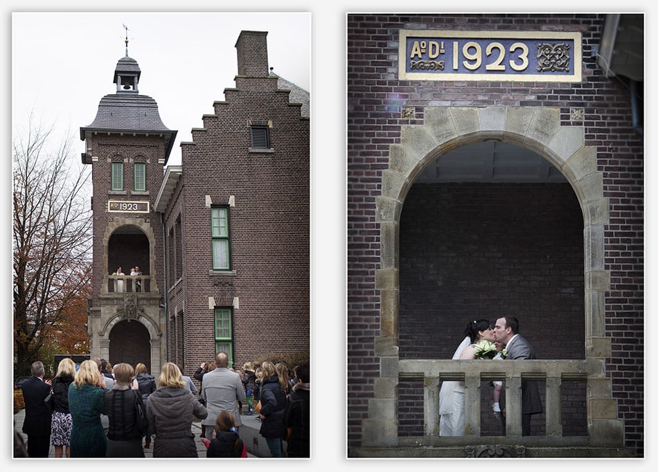 Trouwreportage Bergeijk Balkonscène gemeente Bergeijk
