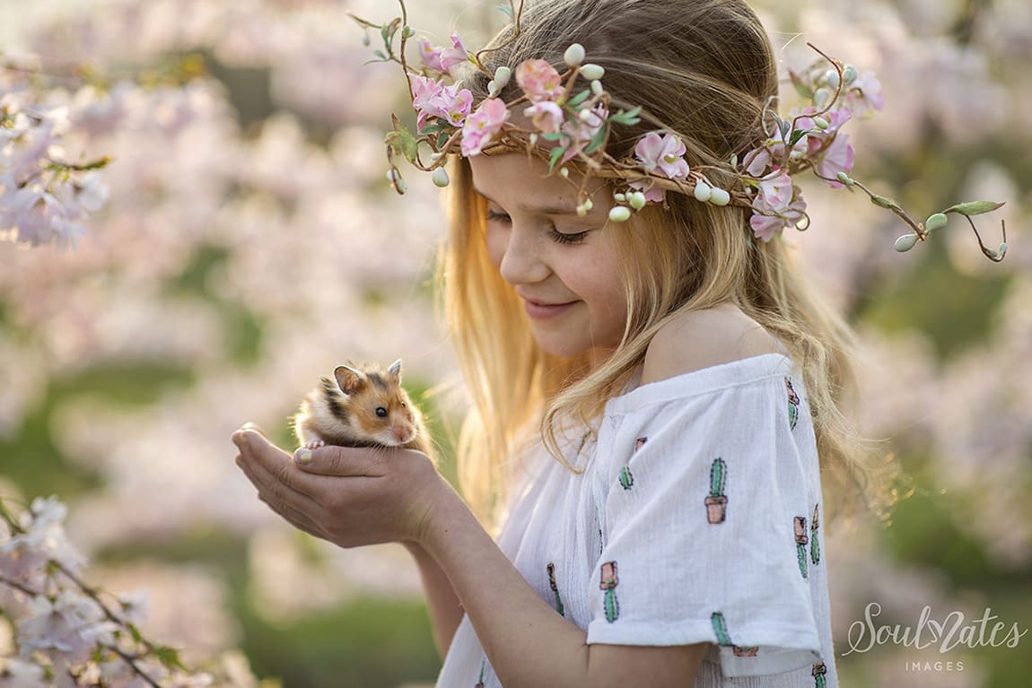 Instagram shoot met hamster