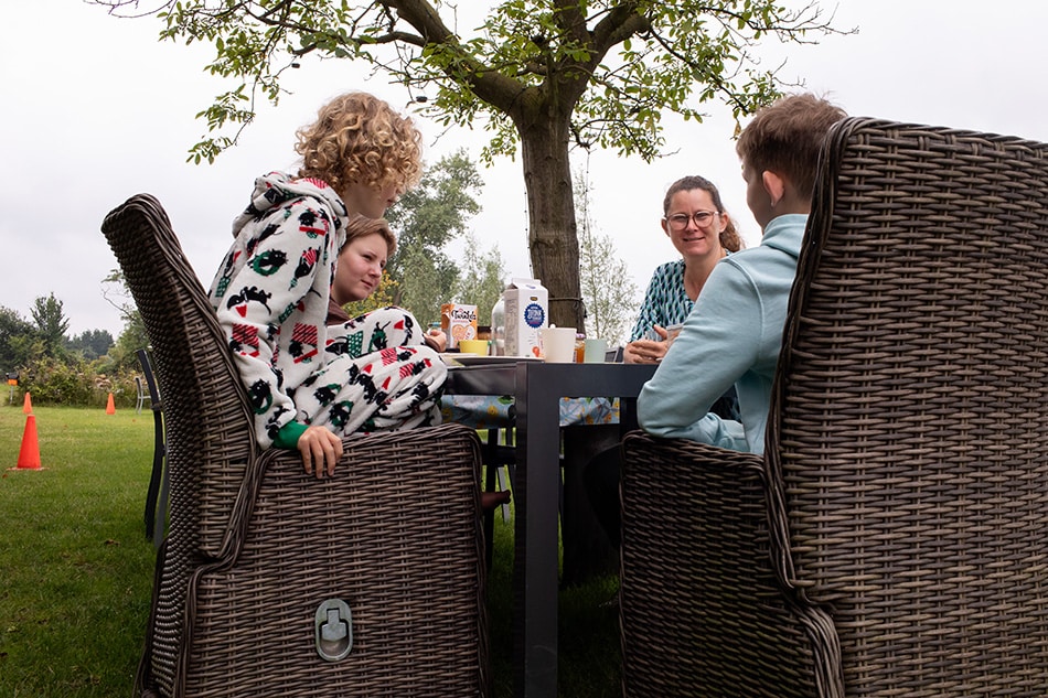 Day in a life reportage in eigen tuin