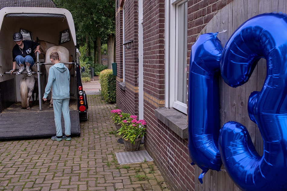 Familiereportage met paarden