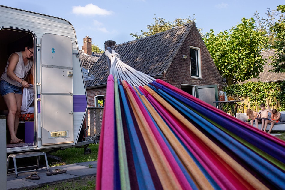 Vakantie in eigen tuin
