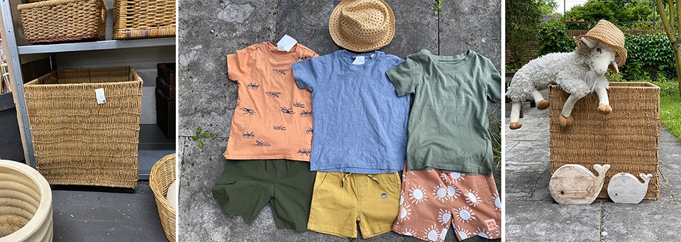 Preperatie van props en kleding voor Little Soulmates shoot